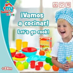 Colorbaby Komplet živil za igranje Colorbaby Posoda in kuhinjski pripomočki 31 Kosi (6 kosov)