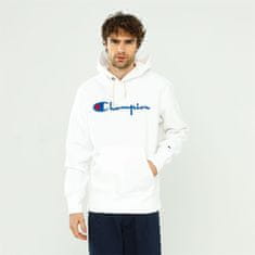 Champion Športni pulover bela 173 - 177 cm/S Reverse Weave Script Logo Hooded Sweatshirt