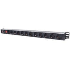 Intellinet Schuko 27" 12-smerni adapter z več vtičnicami Intellinet 714044 (1,8 m)