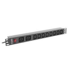 Lanberg Strip Lanberg PDU-02I1908I-0200-C20-BK (2 m)