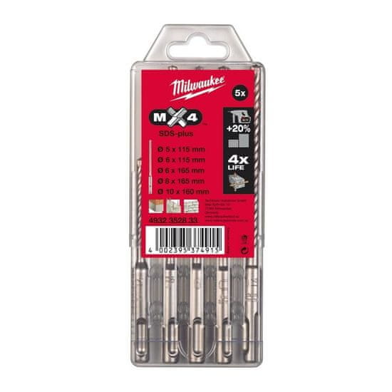 Milwaukee Vrtalni set Milwaukee 4932352833 5 Kosi