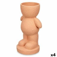 Gift Decor Okrasna Figura Zelena 19 x 31 x 15 cm Vaza (4 kosov)