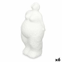 Gift Decor Okrasna Figura Bela Dolomite 14 x 34 x 12 cm (6 kosov) Dama Stoječ