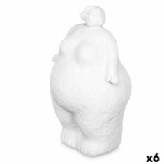 Gift Decor Okrasna Figura Bela Dolomite 14 x 25 x 11 cm (6 kosov) Dama Stoječ