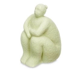 Gift Decor Okrasna Figura Zelena Dolomite 18 x 30 x 19 cm (4 kosov) Dama Sede