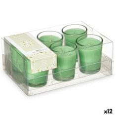 ACORDE Set Dišeče sveče 16 x 6,5 x 11 cm (12 kosov) Kozarec Jasmin