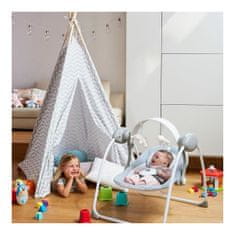 Chicco Gugalni Stol Chicco Relax & Play Swing Siva Bela