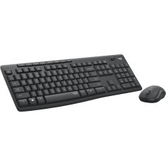 Logitech Tipkovnica Logitech MK295 Silent Wireless Combo Grafit Monochrome QWERTY Qwerty US