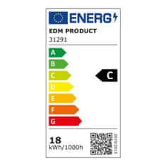 Edm LED cev EDM T8 18 W 2900 Lm 6500 K C Ø 2,6 x 120 cm