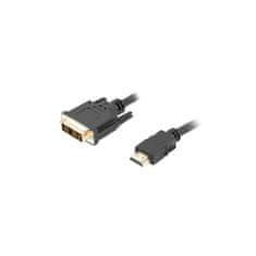 Lanberg Kabel iz HDMI v DVI Lanberg CA-HDDV-10CC-0018-BK Črna 1,8 m