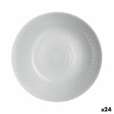 Luminarc Globok Krožnik Luminarc Pampille Granit Siva Steklo 20 cm (24 kosov)