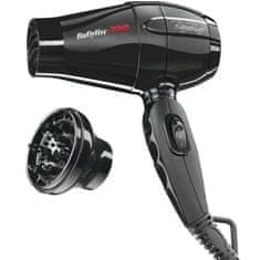 BaByliss Sušilec za lase BaByliss BAB5510E, 1200 W, keramična ohišje, črna, 2 hitrosti, koncentratorska in difuzorska šoba, 1,80 m kabel.