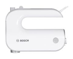 Bosch Ročni mešalnik Bosch MFQ4070, srebrno-bela, 500 W, 5 hitrostmi, turbo funkcija, z nastavki za gnetenje.