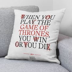 Game of Thrones Prevleka za blazino Game of Thrones Play Got A Pisana 45 x 45 cm