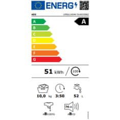 AEG Pralni stroj AEG Series 6000 LFR6114O4V 1400 rpm 10 kg