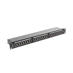 Lanberg 24-portni UTP Patch Panel kategorija 6 Lanberg PPS6-1024-B