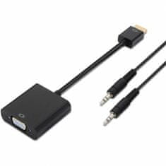 Aisens Adapter HDMI v SVGA z Audio Aisens A122-0126 Črna 10 cm