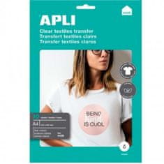 Apli Papir za tiskanje Apli 4128 10 Listi Bela A4 Tekstil