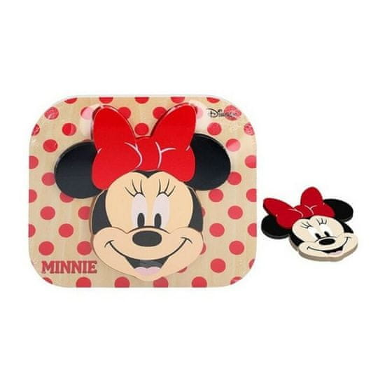 Disney Otroške puzzle iz lesa Minnie Disney 6 pcs (22 x 20 cm)