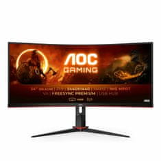 AOC Monitor AOC CU34G2X/BK Quad HD 144 Hz