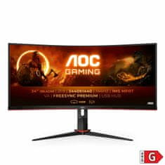 AOC Monitor AOC CU34G2X/BK Quad HD 144 Hz