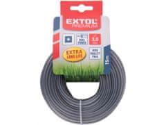 Extol Premium vrvica kosilnice z jedrom, kvadratni profil, 3,0mm, 15m, PA66