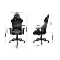 Huzaro Stol Gaming Huzaro Force 6.2 Črn/Siv