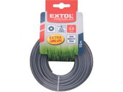 Extol Premium vrvica kosilnice z jedrom, krožna profil, 3,0mm, 15m, PA66