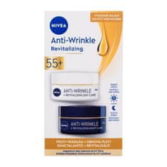 Nivea Anti-Wrinkle Revitalizing Set dnevna nega za obraz Anti-Wrinkle Revitalizing Day Care 50 ml + nočna nega za obraz Anti-Wrinkle Revitalizing Night Care 50 ml za ženske