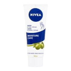 Nivea Hand Care Moisture Olive vlažilna krema za roke z olivnim oljem 75 ml za ženske