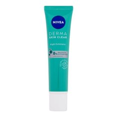 Nivea Derma Skin Clear Night Exfoliator nočni piling za obraz 40 ml za ženske