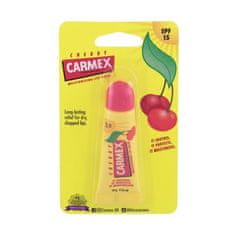 Carmex Cherry SPF15 negovalen balzam v tubi z aromo češnje 10 g