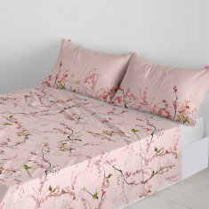 Happy Friday Pultni list HappyFriday Chinoiserie rose Pisana 260 x 270 cm (asiatico/oriental)