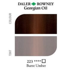 Daler Rowney Oljna barva Georgian 38ml, Burnt Umber