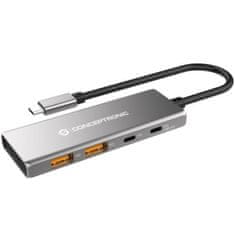 Conceptronic USB Hub Conceptronic HUBBIES15G Siva (1 kosov)