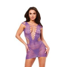 Baci Lingerie Komplet Spodnjega Perila Baci Lingerie Lace Mini Dress Vijoličasta (Ena velikost)