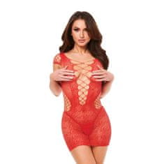 Baci Lingerie Komplet Spodnjega Perila Baci Lingerie Lace Mini Dress Rdeča (Ena velikost)