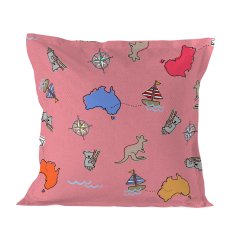 Happy Friday Vzglavnik HappyFriday Baleno Teen Pink Kangaroo Pisana 60 x 60 cm