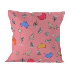 Happy Friday Vzglavnik HappyFriday Baleno Teen Pink Kangaroo Pisana 80 x 80 cm