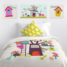 Happy Friday Platno HappyFriday Moshi Moshi House Pisana 27 x 27 cm