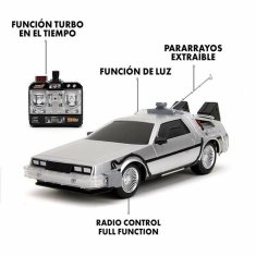 Back To The Future Avto na daljinsko upravljanje Back to the Future Delorean Srebrna 1:16