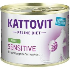 Kattovit Hrana za mačke Kattovit Sensitive Turkey 185 g