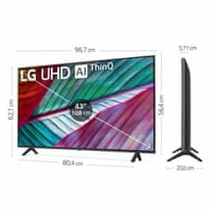 LG Smart TV LG 43UR781C 4K Ultra HD 43" LED HDR D-LED