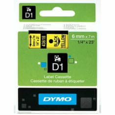 Dymo Laminiran trak za etiketirne stroje Dymo S0720790 Rumena Črna/Rumena