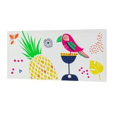 Happy Friday Platno HappyFriday Moshi Moshi Pretty parrots Pisana 27 x 54 cm