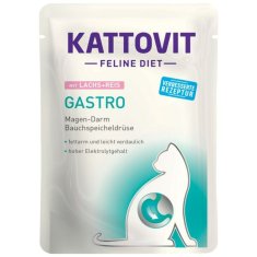 Kattovit Hrana za mačke Kattovit Gastro Salmon with rice Riba 85 g