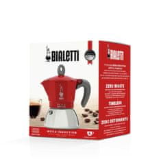 BIALETTI Italijanski Kuhalnik za Kavo Bialetti Moka Induction Rdeča Kovina