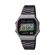 Casio Ura moška Casio A168WEUC-1AER Črna Siva (Ø 36 mm)