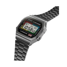 Casio Ura moška Casio A168WEUC-1AER Črna Siva (Ø 36 mm)