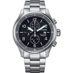 Citizen Ura moška Citizen SUPER TITANIO 0810 ECO DRIVE Bela Črna Srebrna (Ø 44 mm)